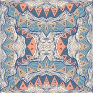 Seamless abstract hand-drawn pattern wavy background N7