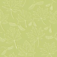 Maple leaves seamless pattern