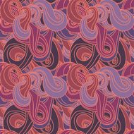 Seamless wave hand-drawn pattern N105