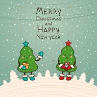 Romantic Christmas tree