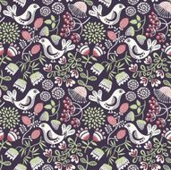 Seamless forest pattern N7