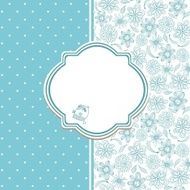 Template frame design for greeting card N51