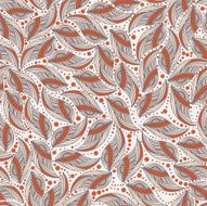 Feathers seamless pattern N4