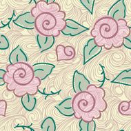 Seamless rose pattern N5