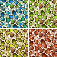seamless abstract cartoon schemes of connections