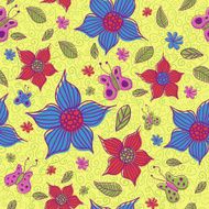 Seamless spring pattern N2
