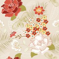Seamless floral background N50