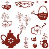 Mehndi Tea Set