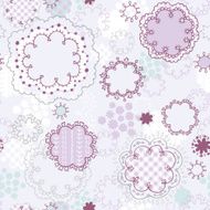 Kawaii seamless pattern