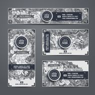 Corporate Identity vector set with photo theme N3