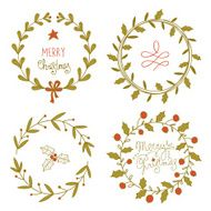 Christmas wreaths set N3