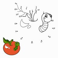 Numbers game (apple and worm)