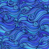 Abstract hand-drawn waves background N21