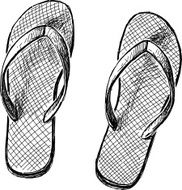 beach slippers
