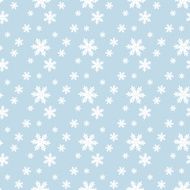 Seamless blue pattern with snowflakes N4