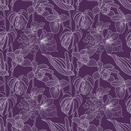 Seamless Floral Pattern N313