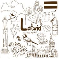 Collection of Latvia icons N2