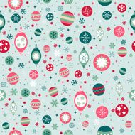 Beautiful design Christmas seamless pattern with xmas toys N7