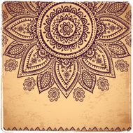 Beautiful Indian floral ornament N20
