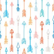 seamless background with colorful arrows