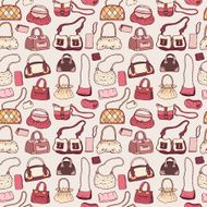 Women handbags Seamless pattern N12