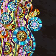 Background with geometric mosaic elements N14