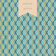 geometric pattern of the braid turquoise N2
