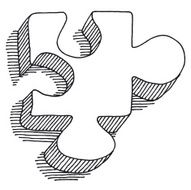 Puzzle Piece Drawing N3