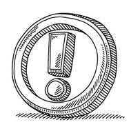 Exclamation Mark Important Sign Drawing