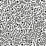 faces - abstract seamless background
