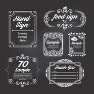 Label Vintage Design Labels infographic template N2