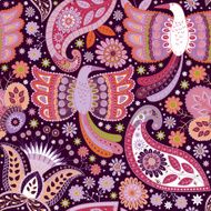 Seamless colorful ornamental pattern N3