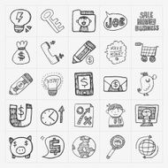 doodle business icon N18