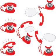 Ringing and Talking Retro Telephone Hotline