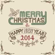 Hand Drawn Christmas Card N19