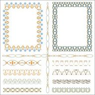 Line Border Set And Frame N6