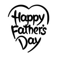 Happy father&#039;s day hand-drawn lettering N5