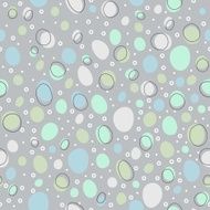 Seamless pattern with bubbles