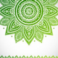 Beautiful Indian floral ornament N21