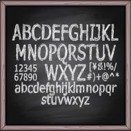 Lettering blackboard N12