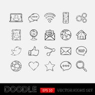 Doodle Social Network Set N3