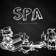 Spa Chalkboard Background