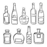 Alcohol Bottles Collection N3