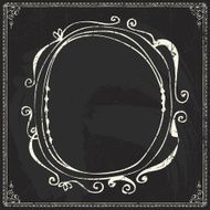 Doodle frame Chalkboard N20
