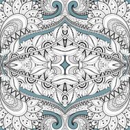 Seamless Abstract Tribal Pattern (Vector) N12