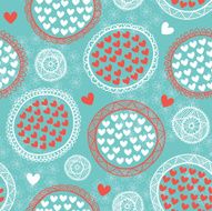 Romantic seamless pattern N26