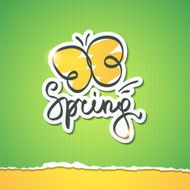 spring illustration vector eps 10 N4