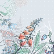 Vector floral background N12