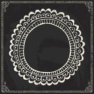 Doodle frame Chalkboard N21