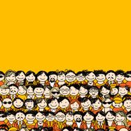 Seamless pattern with people icons for your design N8